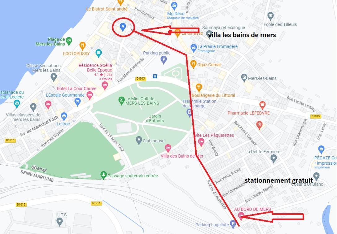 Plage A 50M Appartement Reves Tranquilles Villa Les Bains De Mers المظهر الخارجي الصورة